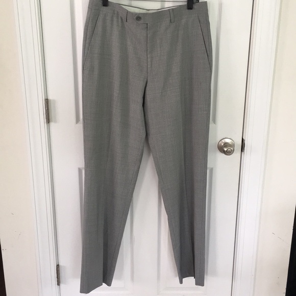 Gray Luxury Serge Flat Front NWOT